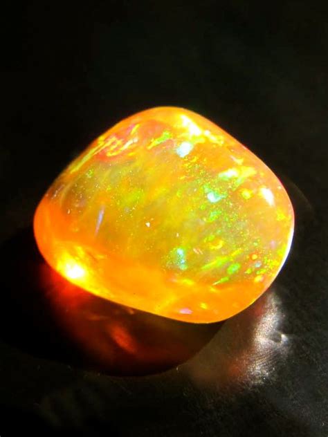 Tangerine Jelly Bean - Mexican Fire Opal - Marty Magic Store