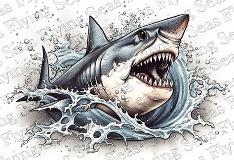 Shark Tattoo Drawings