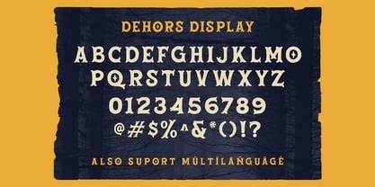 Dehors Font | Webfont & Desktop | MyFonts