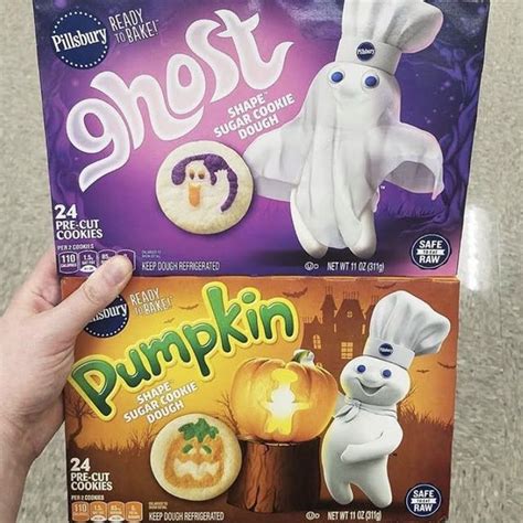 Pillsbury Ghost And Pumpkin Shape Sugar Cookie Dough Is Back For ...