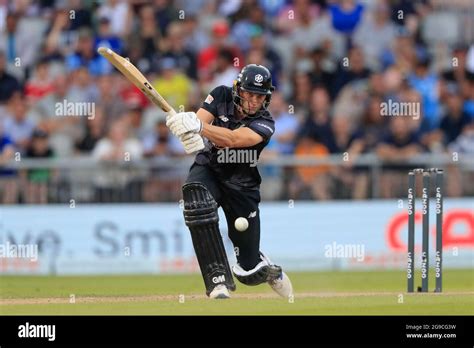 Phil Salt batting for Manchester Originals Stock Photo - Alamy