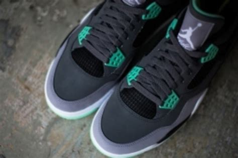 Detailed Look // Air Jordan 4 Retro - Green Glow | Complex