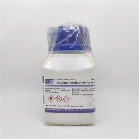 Sodium Borohydride for Synthesis – 100 Gram CDH – PT DELTA PRIMALAB SAINTIFIK