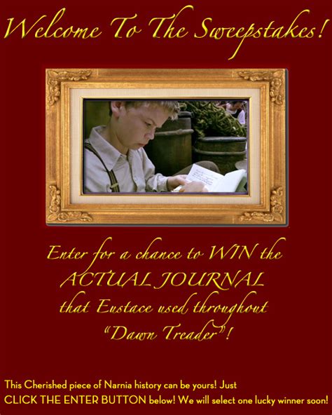 Win Eustace's Journal from The Voyage of the Dawn Treader - Narnia Fans