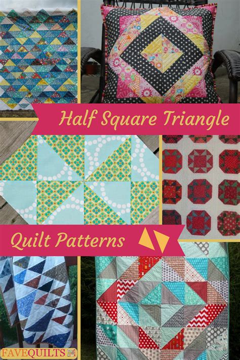 25 Half Square Triangle Quilt Patterns | FaveQuilts.com