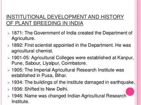 History of plant breeding