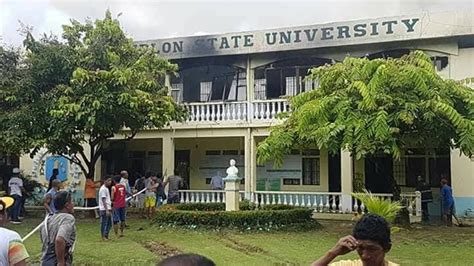 Fire incident at Romblon State University Main Building