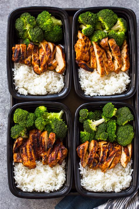 20 Minute Meal-Prep Chicken, Rice and Broccoli | Gimme Delicious