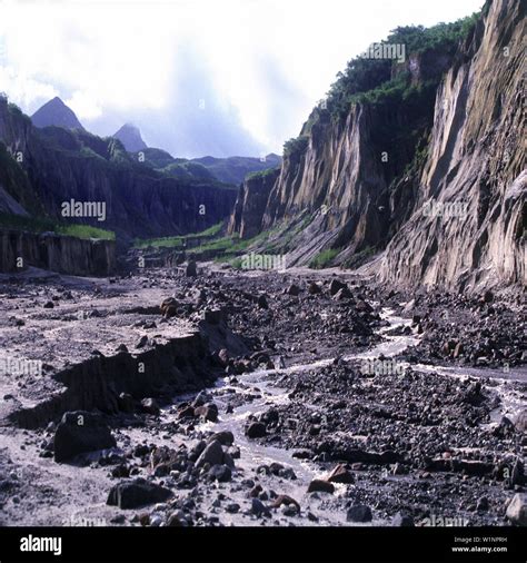 After eruption of Mount Pinatubo, Pinatubo volcano, Luzon Island ...