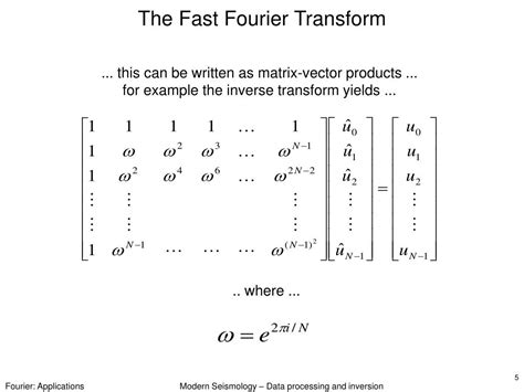 PPT - Fourier Transform: Applications PowerPoint Presentation - ID:326103