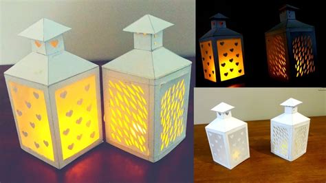 Paper Lantern / Diwali DIY /free Lantern Template - YouTube