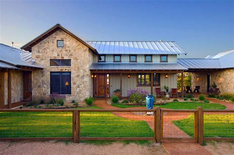 Rustic ranch house designed for family gatherings in Texas | Ranch house designs, Hill country ...