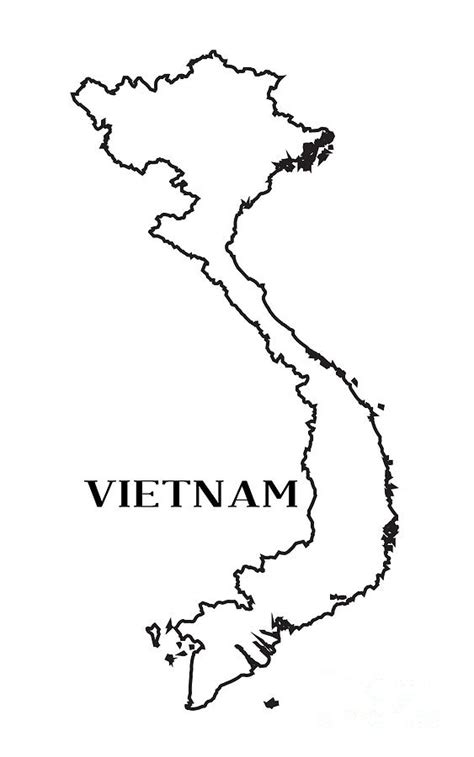 Blank Map Of Vietnam Vietnam Outline Map Vietnam Art Map Vietnam Map | Images and Photos finder