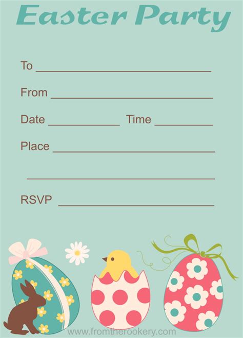 Easter Party Invitations