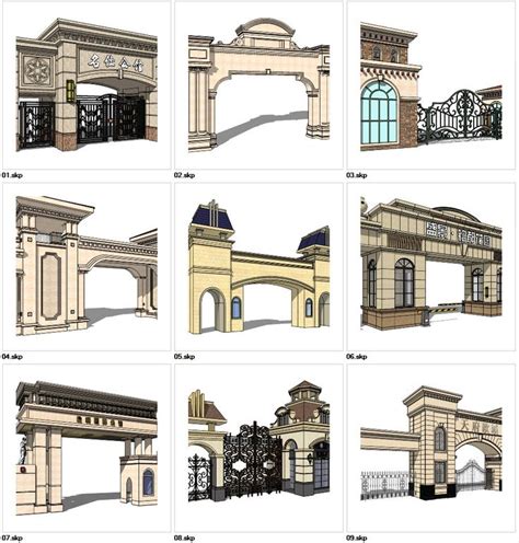 Pin on ★★Sketchup 3D Models--Architecture Concept Sketchup Models