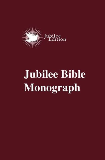 Jubilee Bible Monograph by American Bible Society, Paperback | Barnes ...