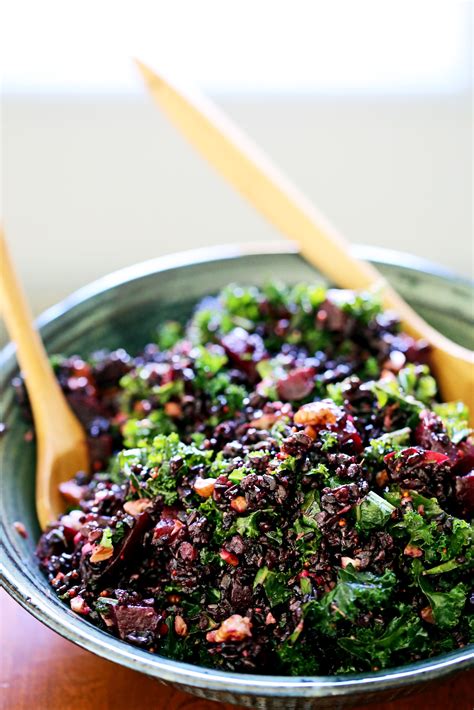 New York Times Black Rice, Beet, and Kale Salad with Cider Dressing ...