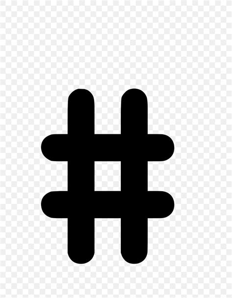 Number Sign Hashtag Clip Art, PNG, 744x1052px, Number Sign, Black And ...