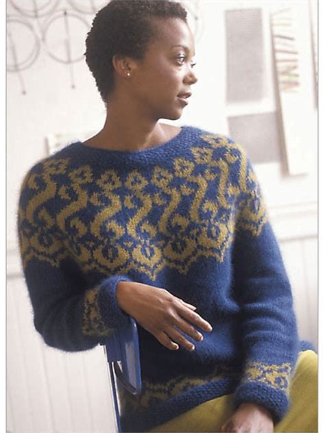 Ravelry: Moorish Patterned Pullover pattern by Norah Gaughan