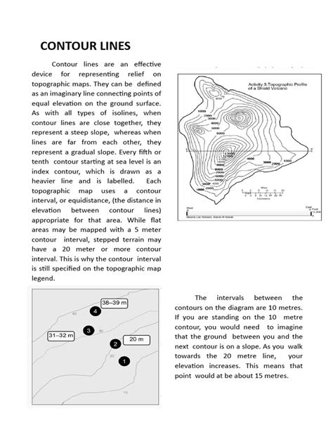 Contour Lines | PDF | Contour Line | Graphic Design