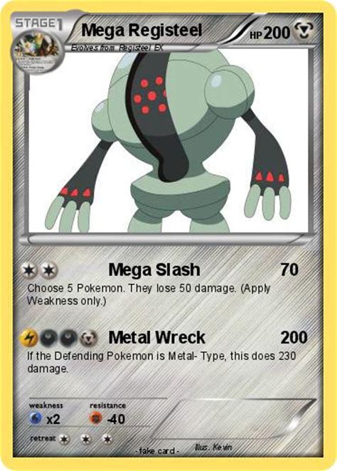 Pokémon Mega Registeel - Mega Slash - My Pokemon Card