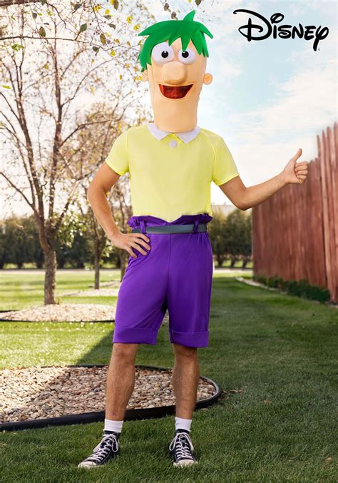 Disney Phineas and Ferb Adult Ferb Costume | Adult Disney Costumes