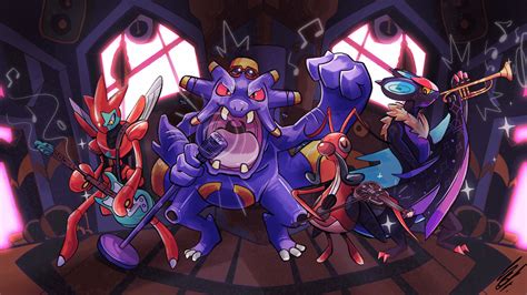 rock pokemon band! : r/Pokemonart