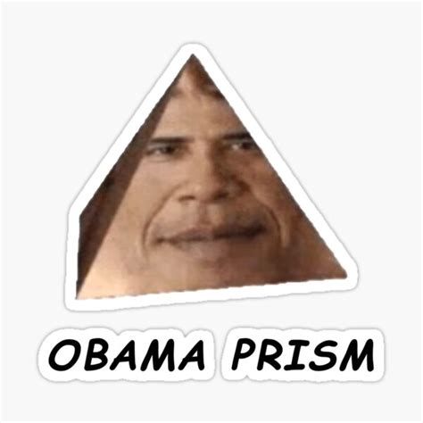 "Obama Prism" Sticker by jay-art | Redbubble