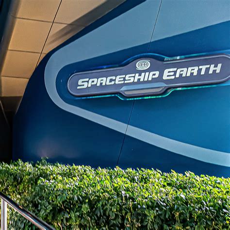 Epcot Spaceship Earth Sign