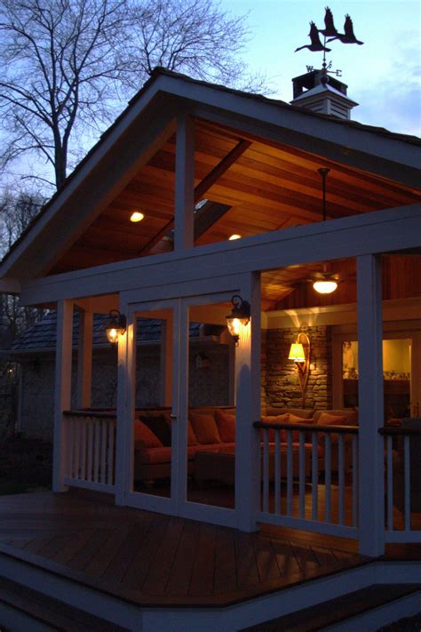 Fascinating 8x16 covered porch only in kennys landscaping design | Screened porch designs, Porch ...