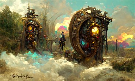 Steampunk time machine by RasrGallery on DeviantArt