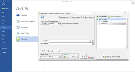 Supported Microsoft Word 2013 Features