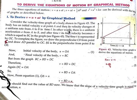 Graphically derive the 3 equations of motion - Science - Motion - 12974765 | Meritnation.com