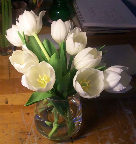 How to Paint White Tulips in Oil - EmptyEasel.com