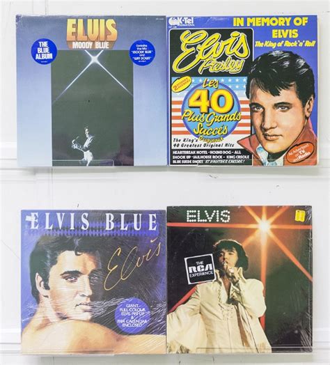 4 Elvis Presley Vinyl Records