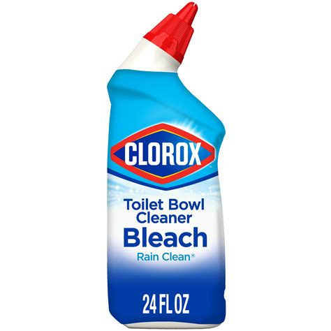 Clorox Toilet Bowl Cleaner with Bleach, Rain Clean - 24 oz - Walmart.com - Walmart.com