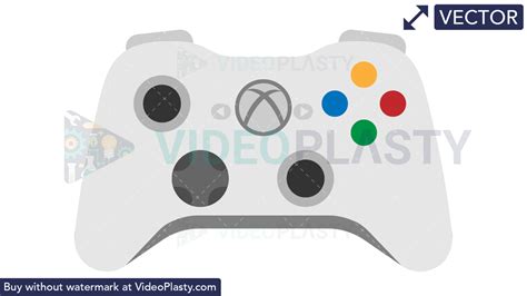 Xbox Controller Icon [Vector Image Clipart] | VideoPlasty