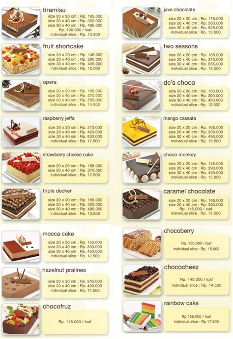 Harga Kue Tart Holland Bakery - Homecare24