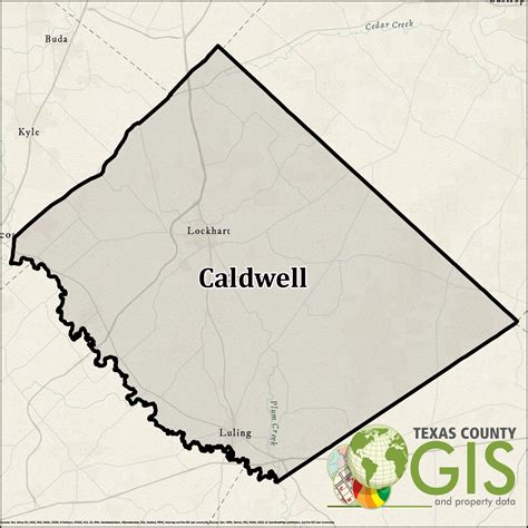 Caldwell County Shapefile and Property Data - Texas County GIS Data