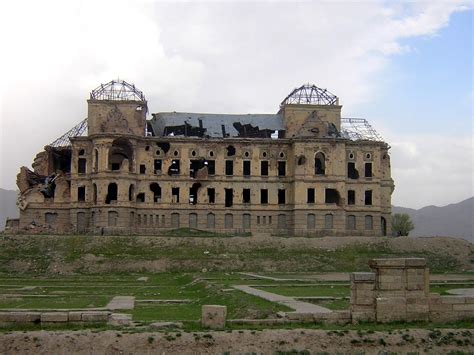 Darulaman Palace in Kabul. Built n 1925 by King Amanullah Khan as a prestige showpiece to show ...