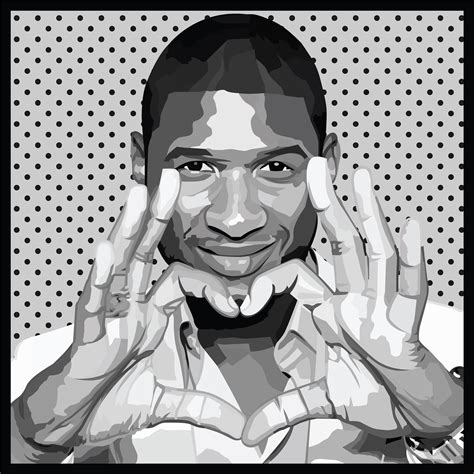 Usher_Vector Portrait on Behance