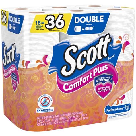 Scott Comfort Plus Bathroom Tissue Double Rolls | Hy-Vee Aisles Online Grocery Shopping