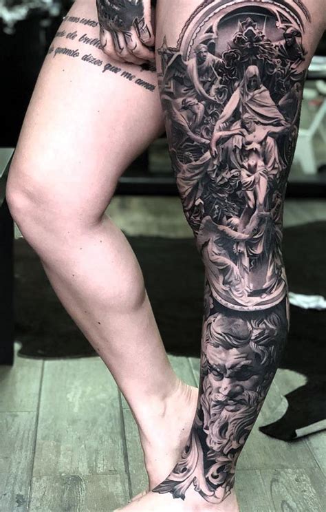 Details more than 67 nature leg sleeve tattoo super hot - in.cdgdbentre