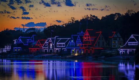 See a Light Show at Boathouse Row During a Free Festival - Philadelphia Magazine