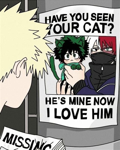 Deku cat - Meme by B2-_. :) Memedroid