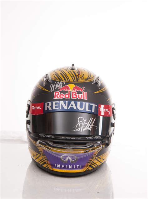 2013 Sebastian Vettel German GP show helmet signed – Formula 1 Memorabilia