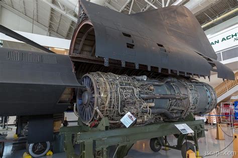 Pratt & Whitney J58/JT11D-20K Engine for SR-71A Blackbird Photograph by ...