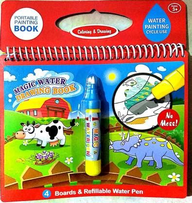 Flipkart.com | Coolplay Reusable Magic Water Drawing Book Coloring Book ...