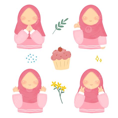 Muslim Girl, Muslim, Muslim Kid, Muslim Cartoon PNG Transparent Clipart Image and PSD File for ...