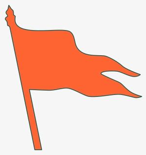 Bhagwa Flag Png - Flag Shivaji Maharaj Png, Transparent Png - kindpng